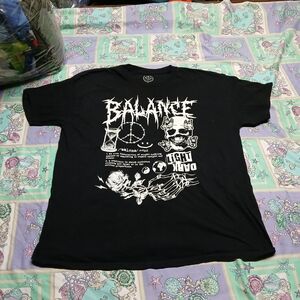 Dom XL Balance Light/ Dark Yin Yang  Shirt